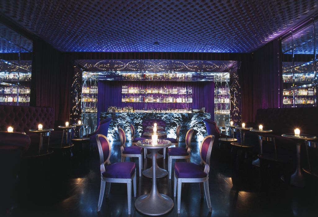 Sanderson Purple Rain, Purple Bar HIP Hotels